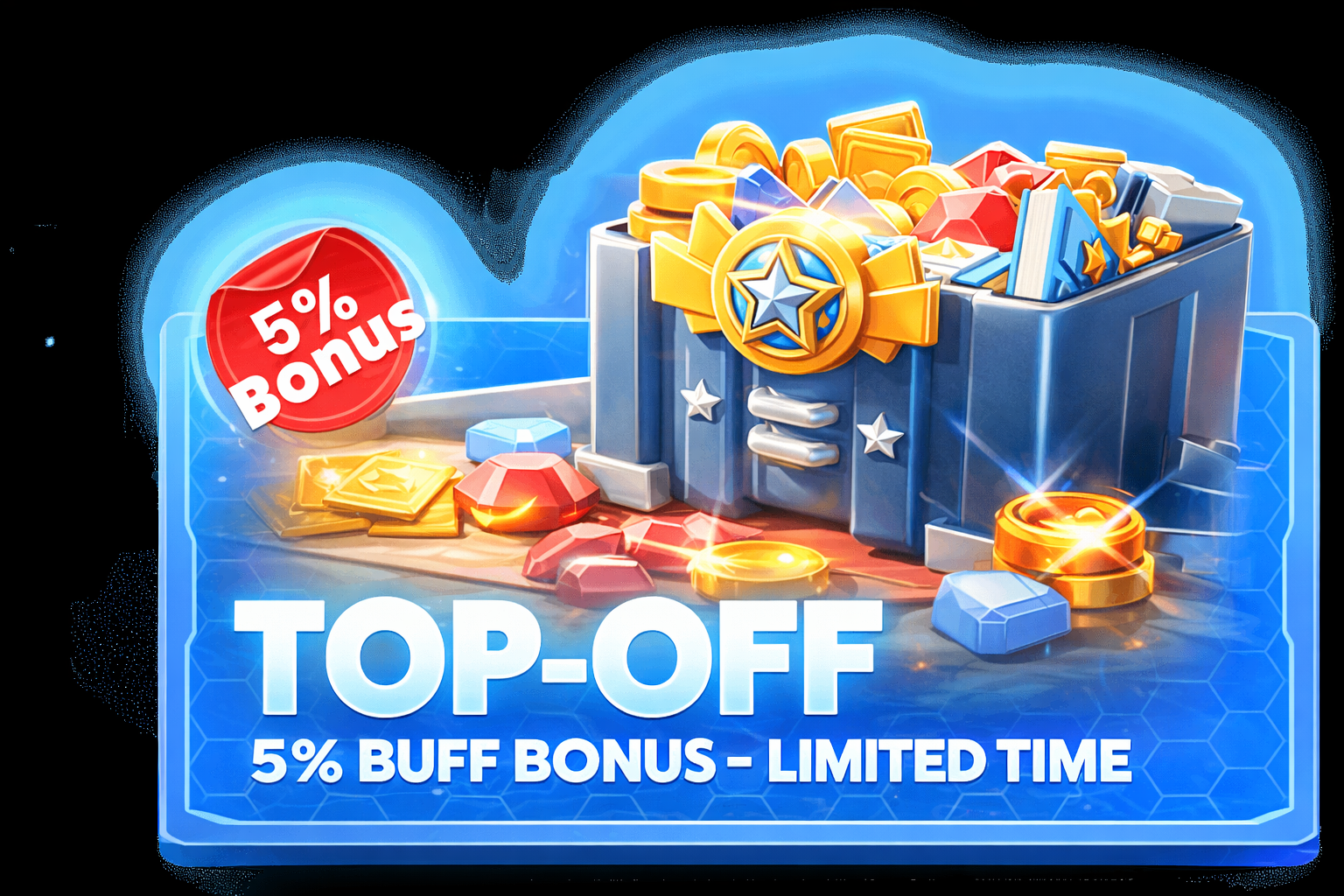 Gold Brick top-off Center